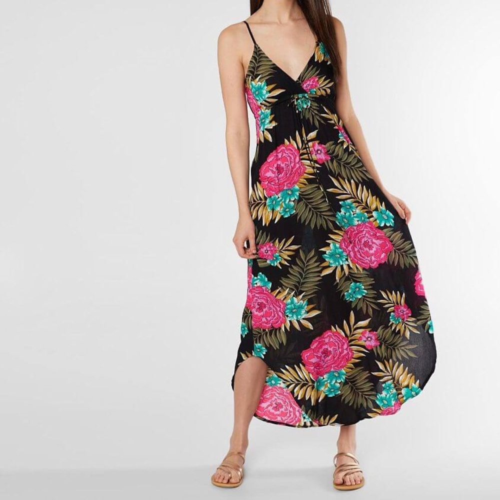 Billabong Like Minded Floral Maxi Dress